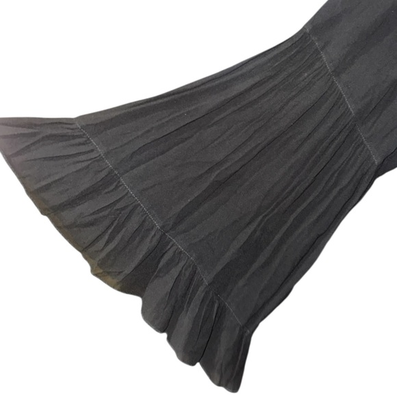 Young Fabulous & Broke Rosa Sheer Tiered Mini Dress Black Bell Sleeves Sz L NEW - Picture 5 of 6